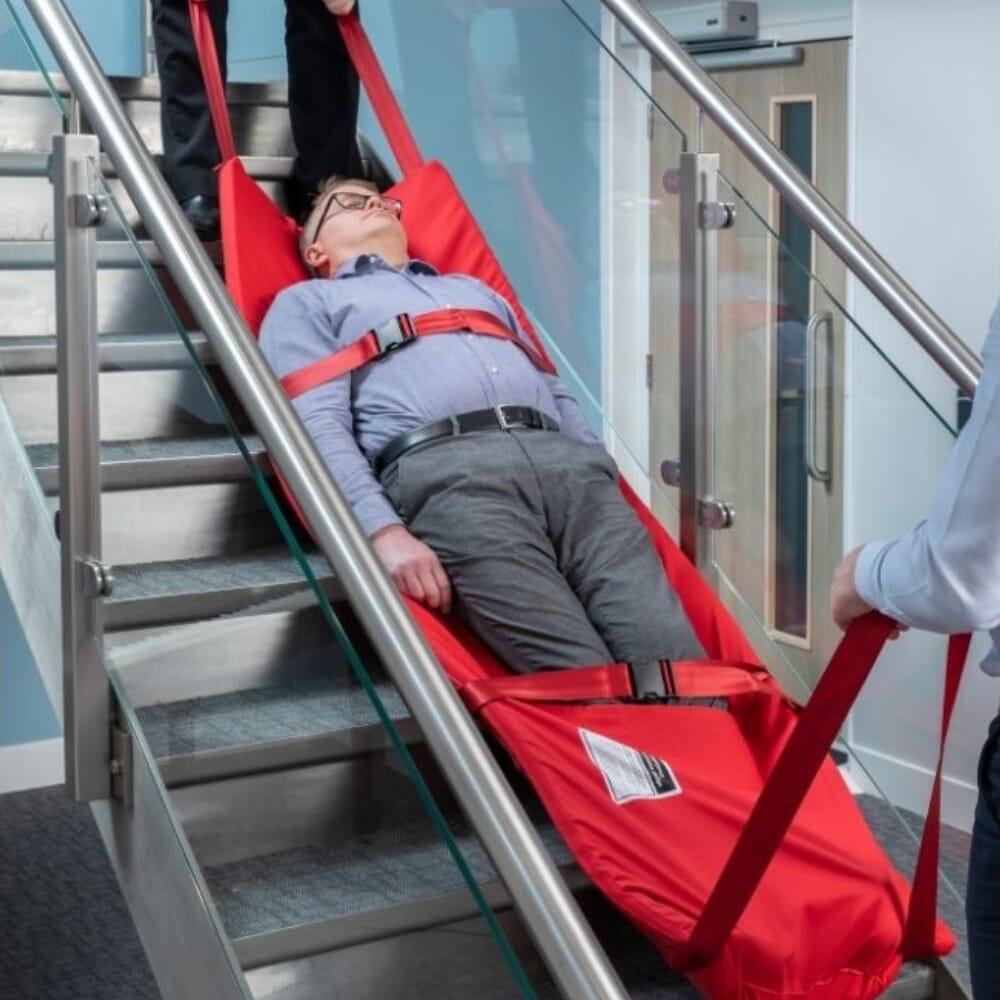 alerta evacuation sledge in use