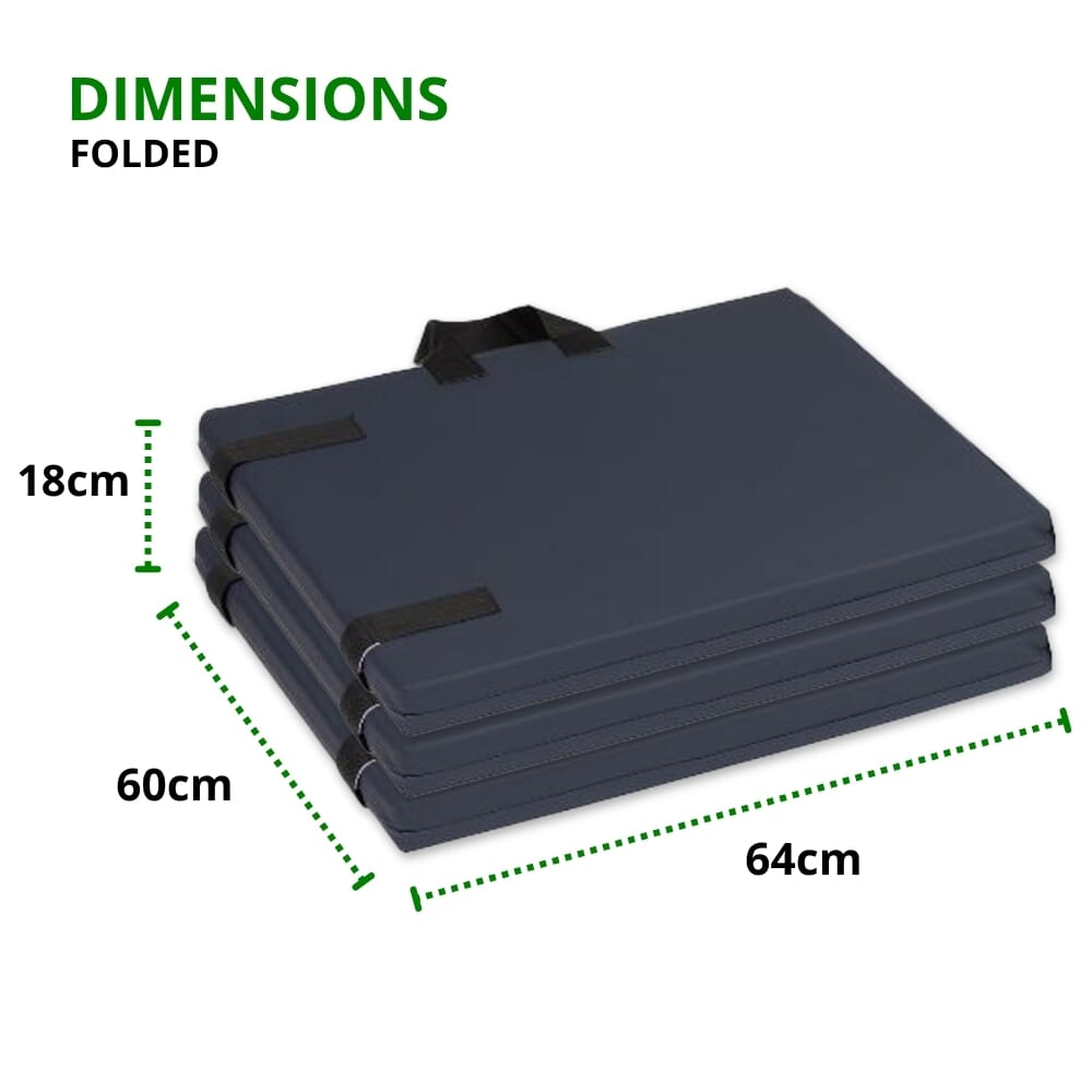 alerta folding crash mat folded dimensions