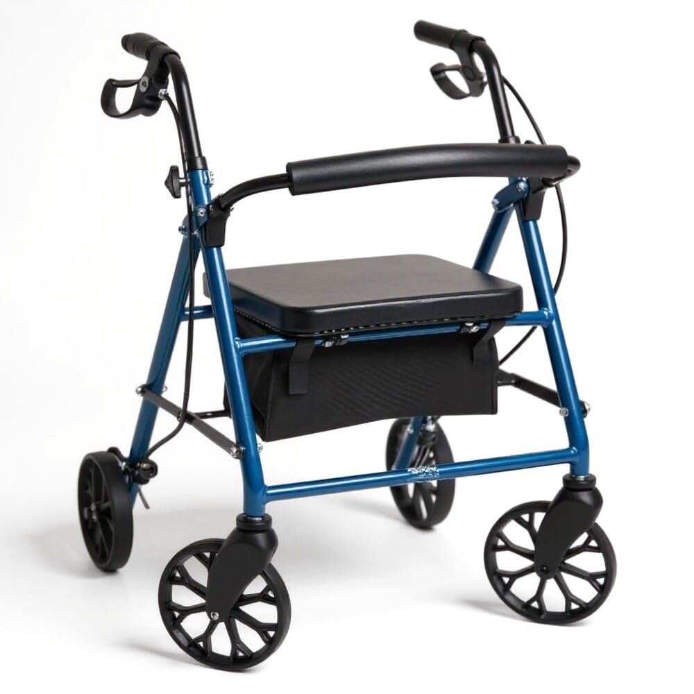 Alerta Four Wheel Rollator with Seat