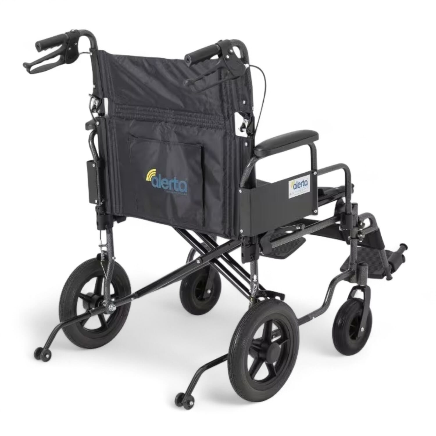 alerta heavy duty transit wheelchair back