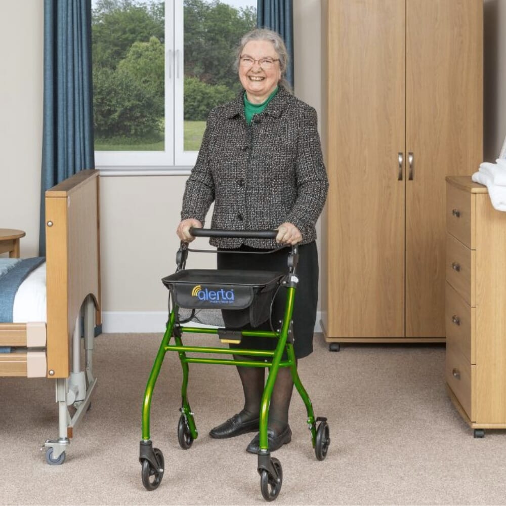 alerta indoor rollator green lifestyle