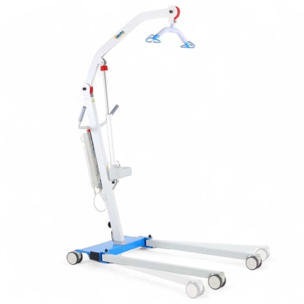 alerta powerlifter maxi 175 mobile hoist electric leg opening