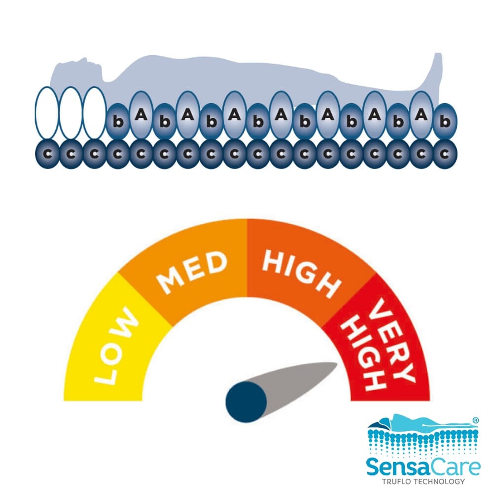 alerta ruby auto replacement alternating pressure mattress risk level