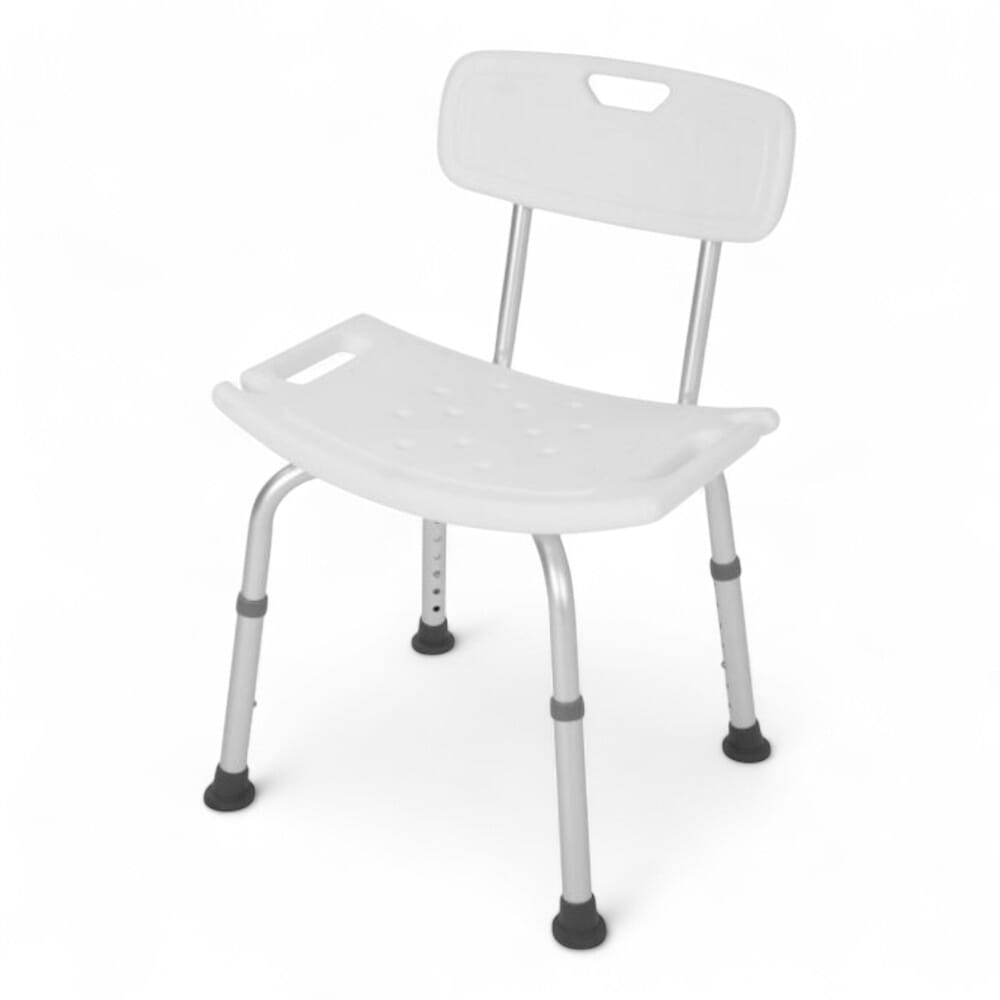 alerta shower stool with backrest