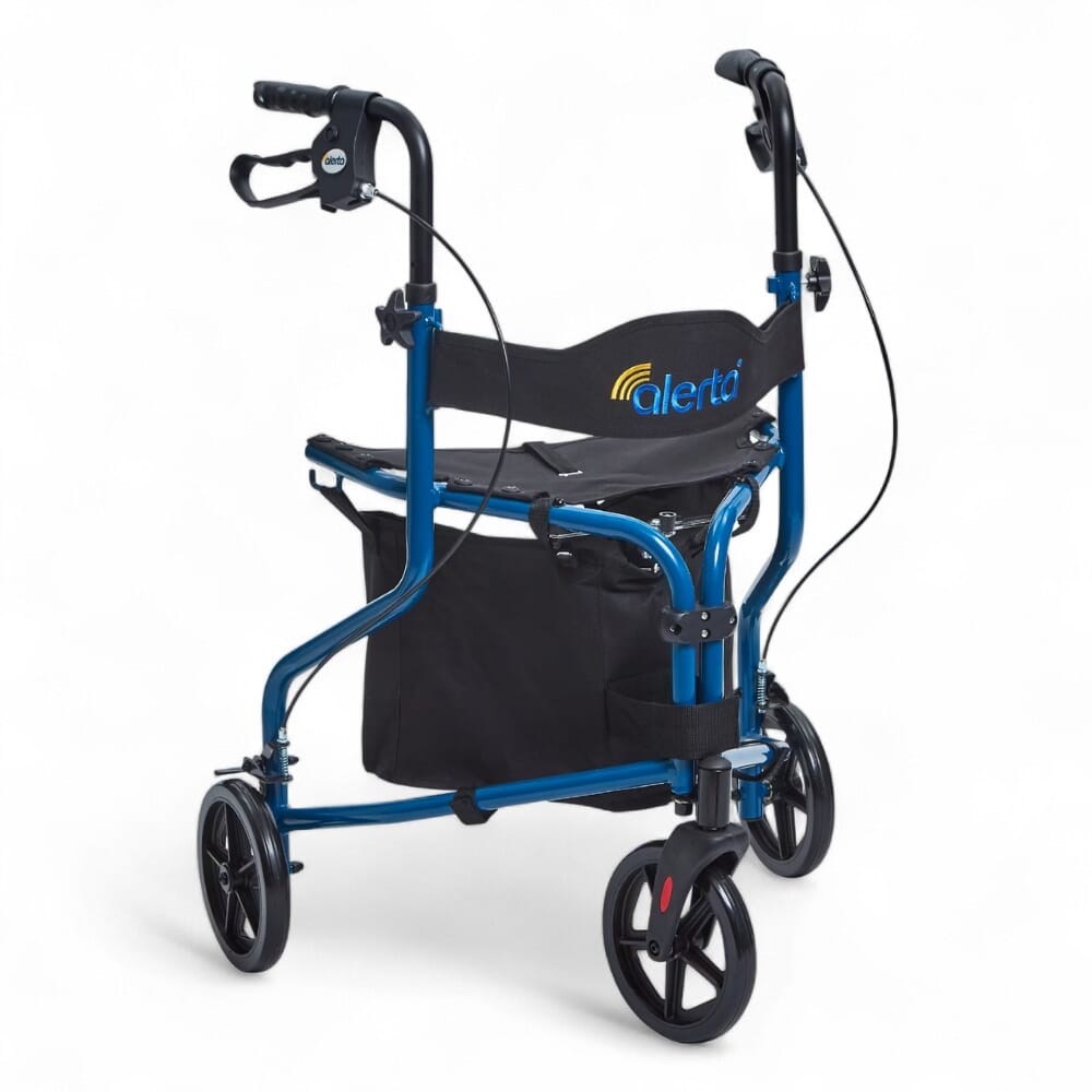 Alerta Three Wheel Rollator with Seat