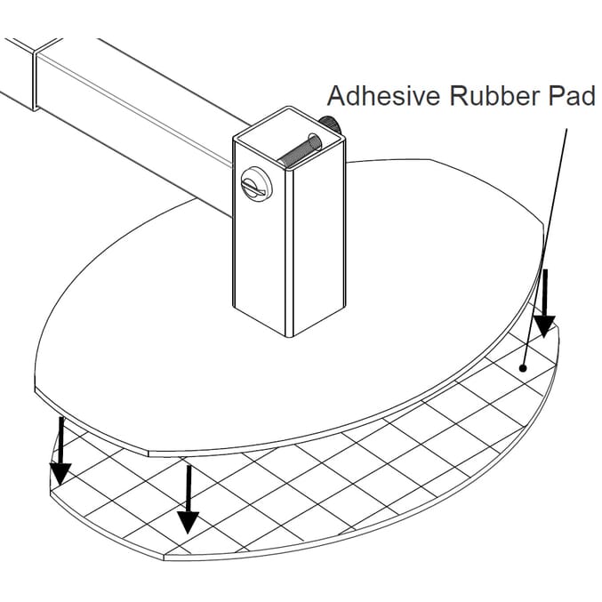 alexander raiser parts al ft rubber footpad for al 01h