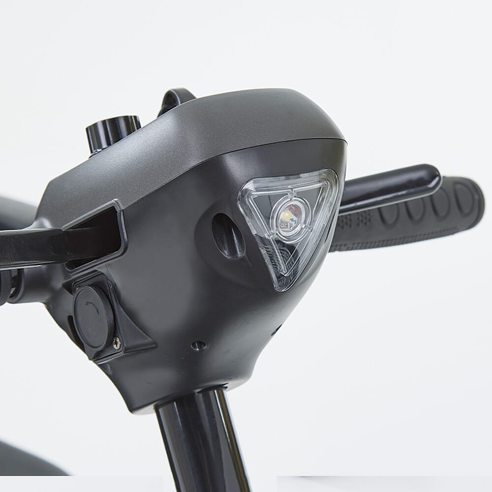 alumina boot scooter charcoal headlight