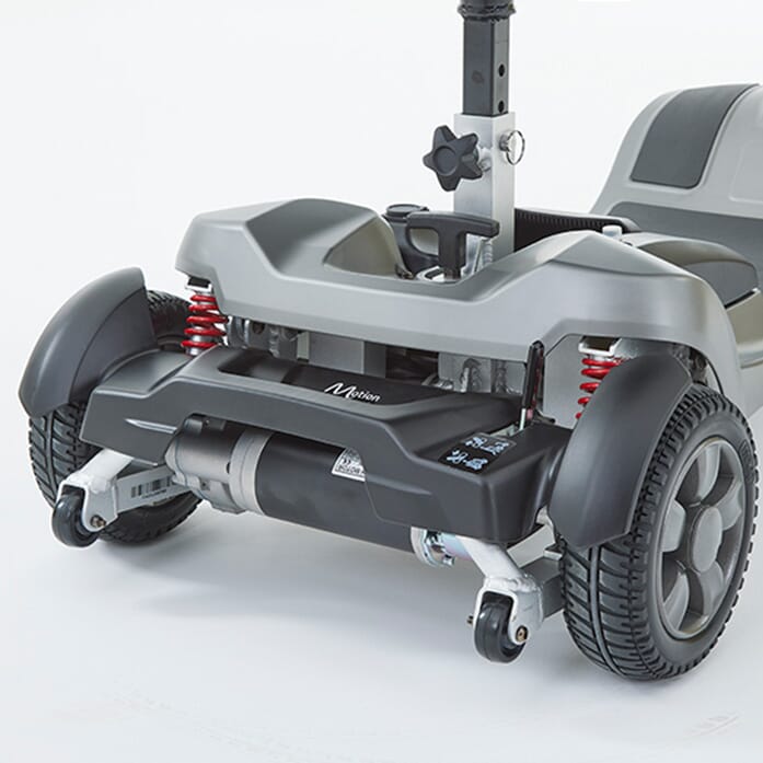 alumina boot scooter charcoal rear suspension