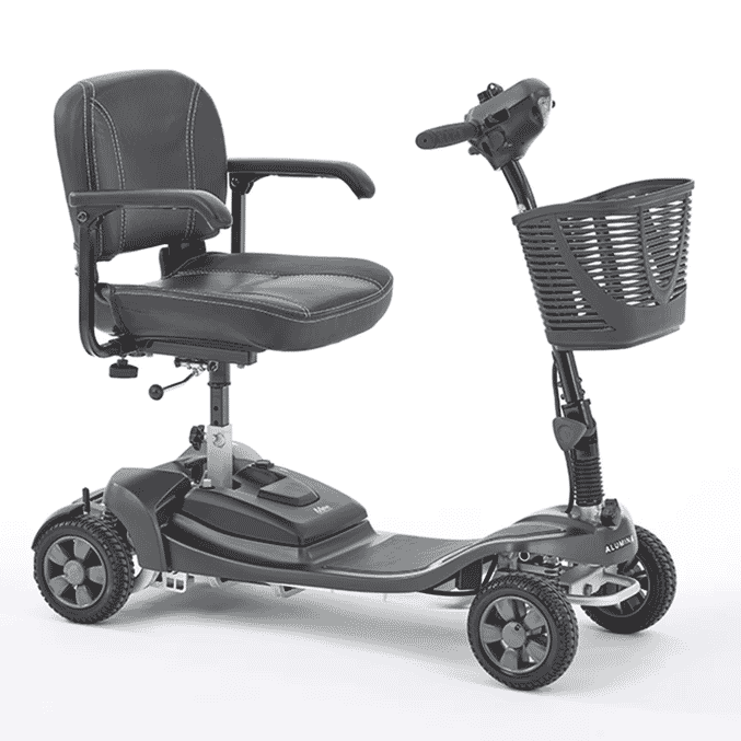 alumina boot scooter charcoal