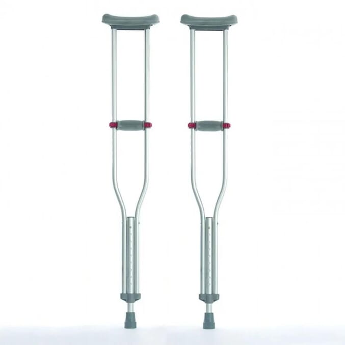 aluminium axilla crutches large