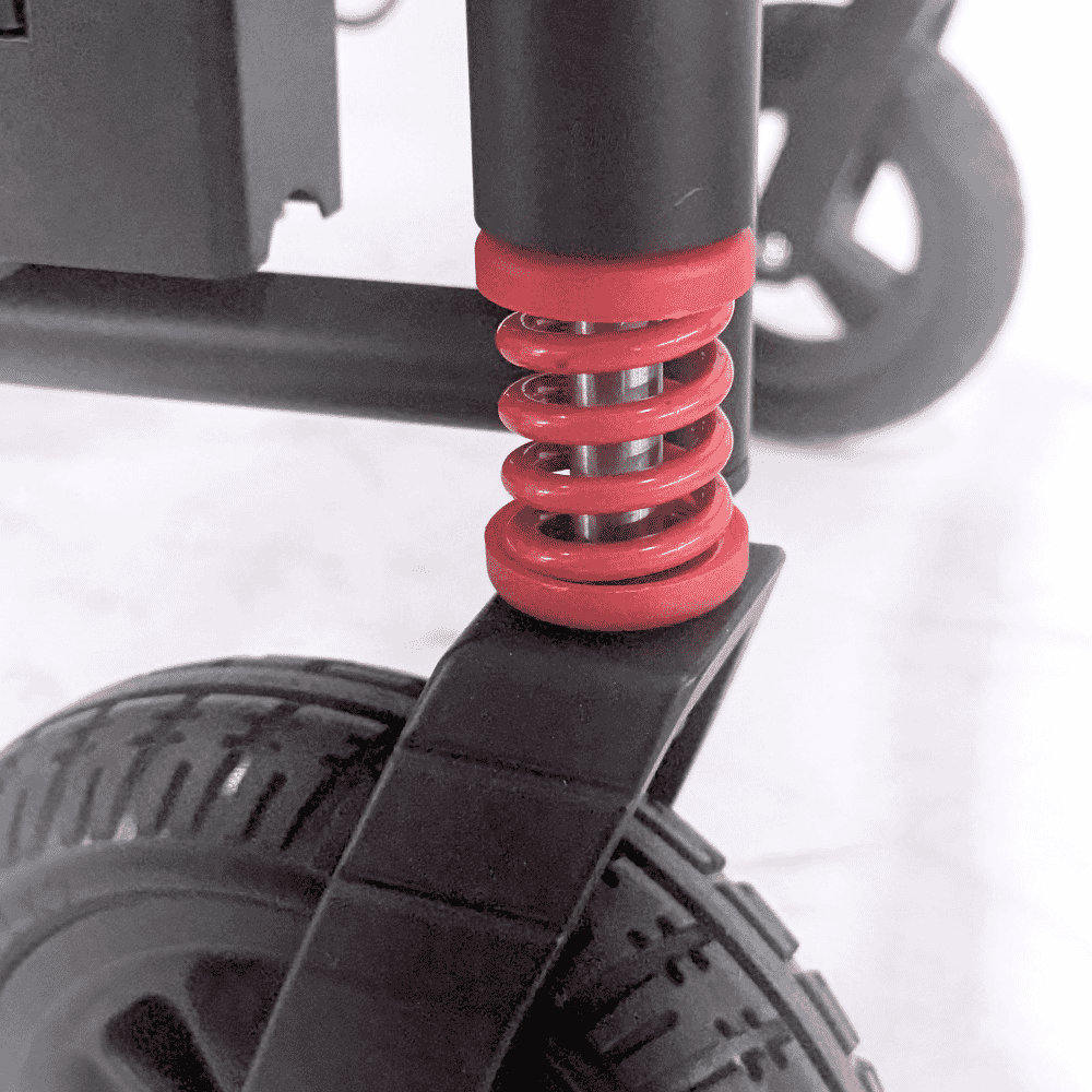 aluminium folding electric wheelchair suspension