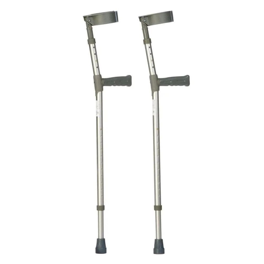 View Aluminium Forearm Crutches Double Adjustable Adult information