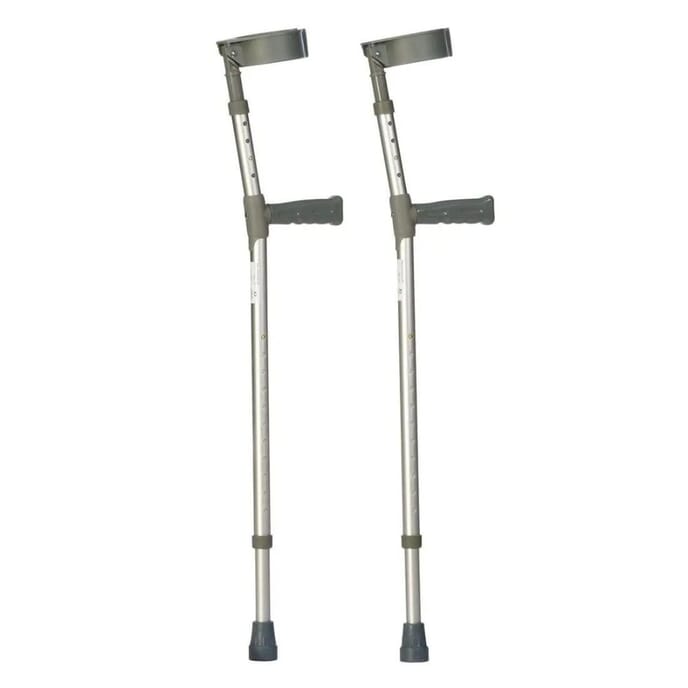 aluminium forearm crutches double adjustable adult