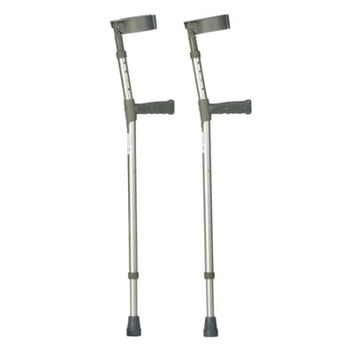 Aluminium Forearm Crutches Double Adjustable