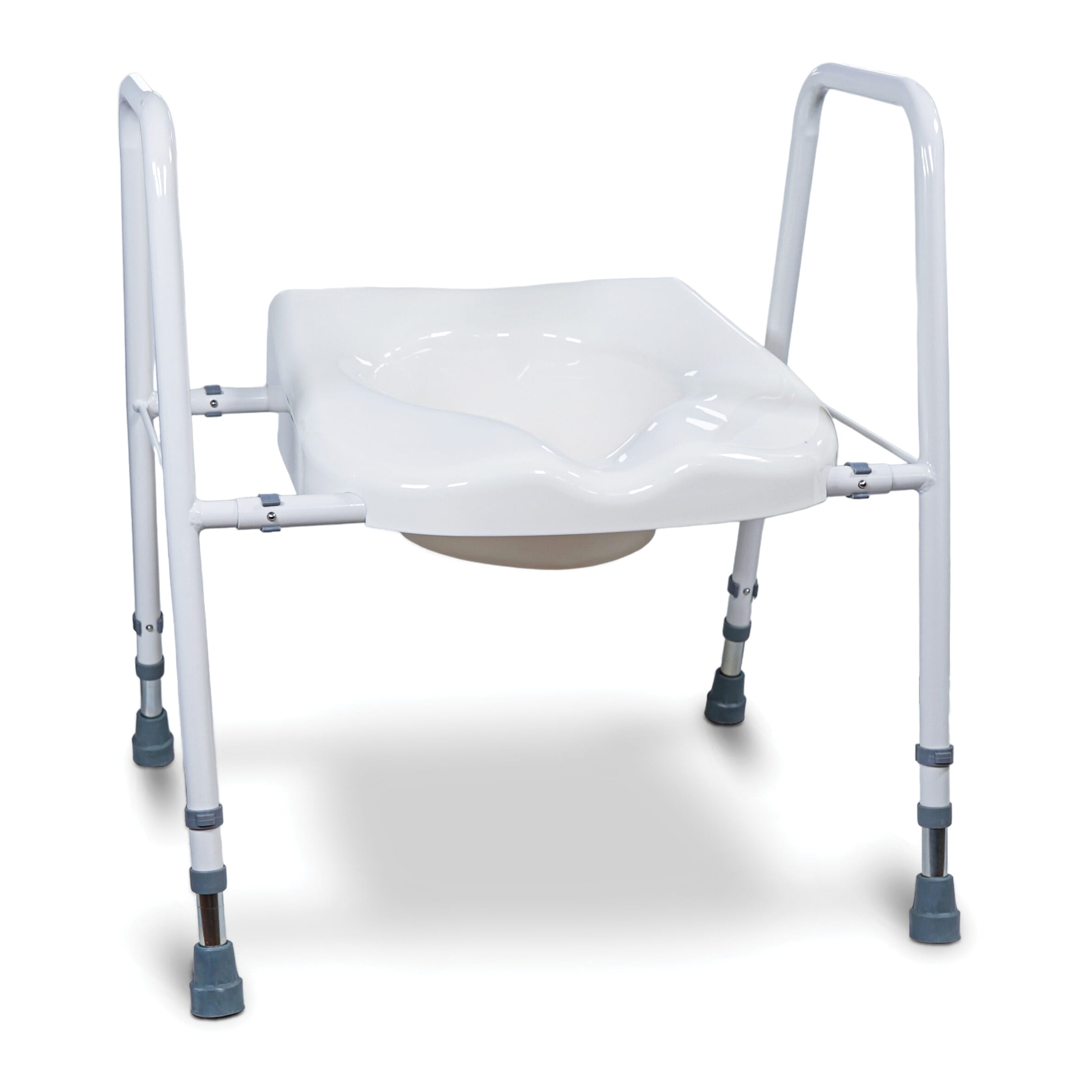 aluminium solo president width adjustable toilet seat and frame 5