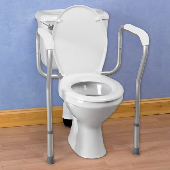 aluminium toilet safety frame