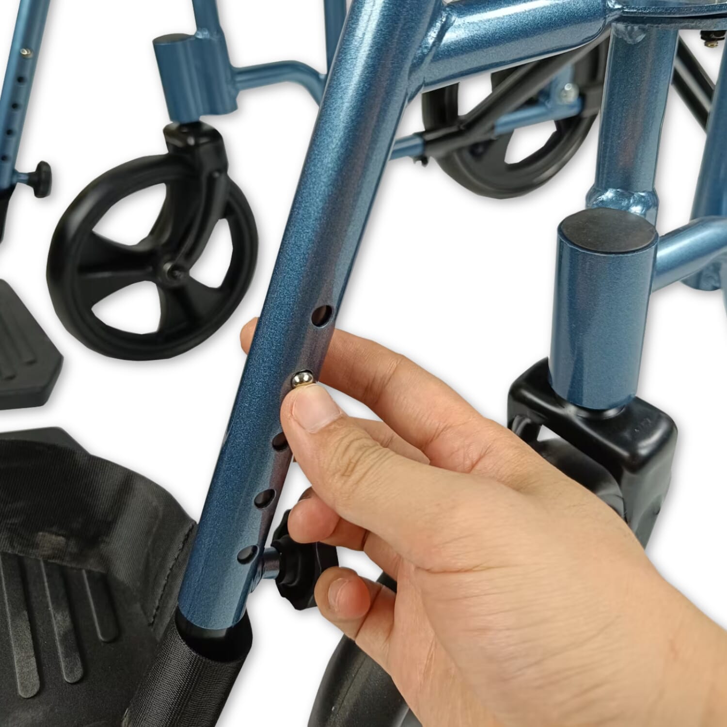 aluminium transit wheelchair adjust