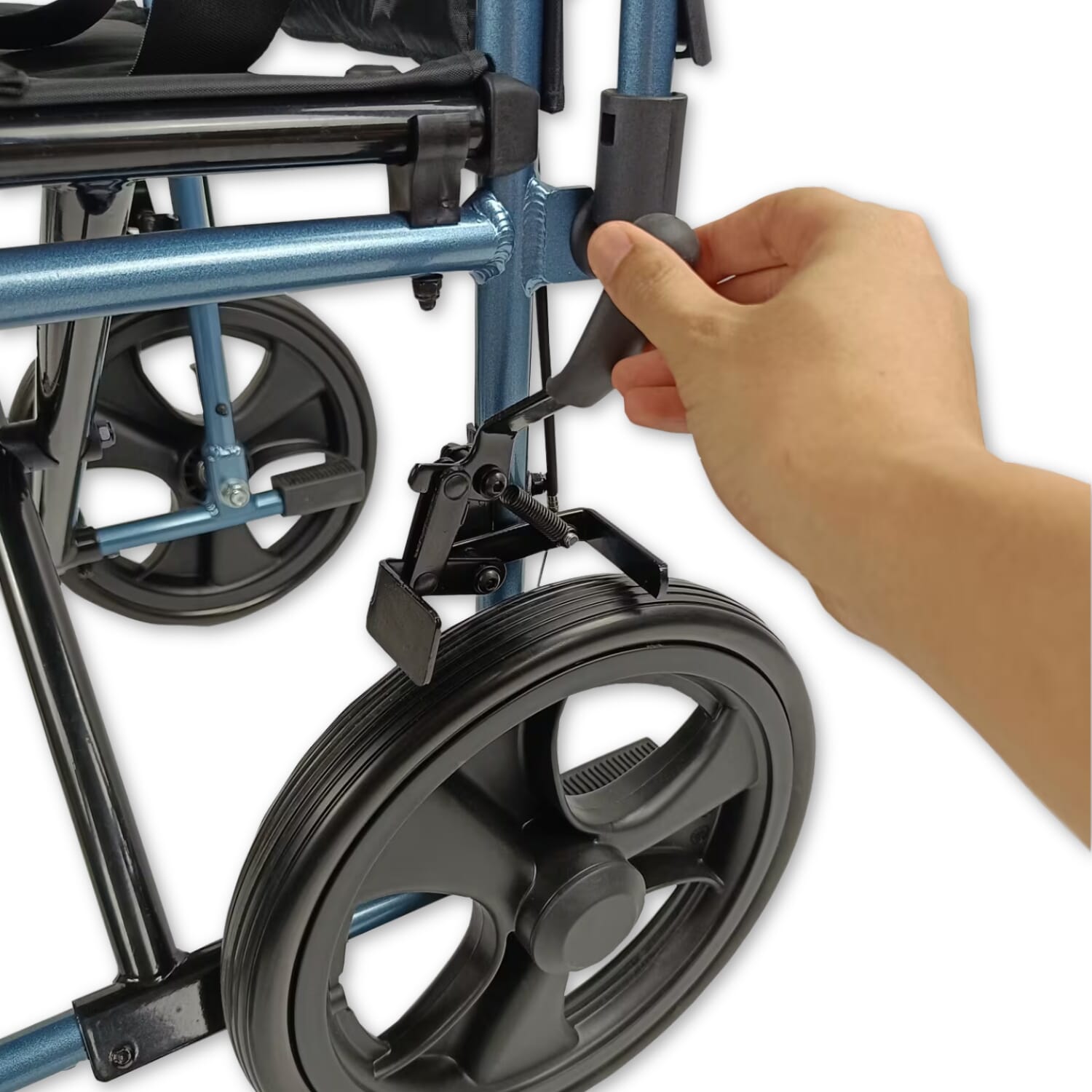 aluminium transit wheelchair brake