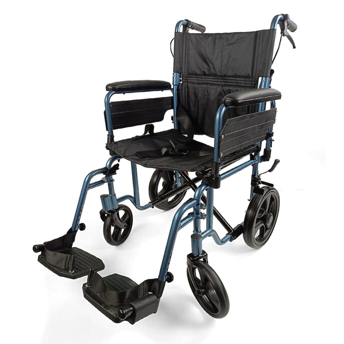 aluminium transit wheelchair