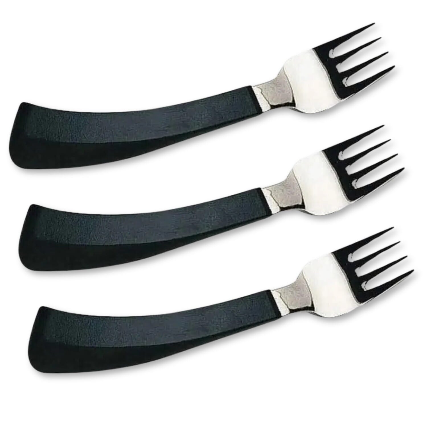 amefa adapted cutlery right hand angled fork pack of 3