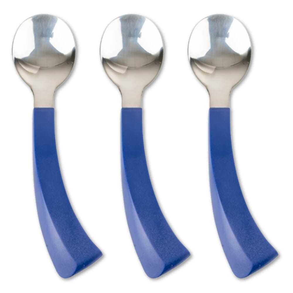 amefa blue handle cutlery left handed spoon pack of 3