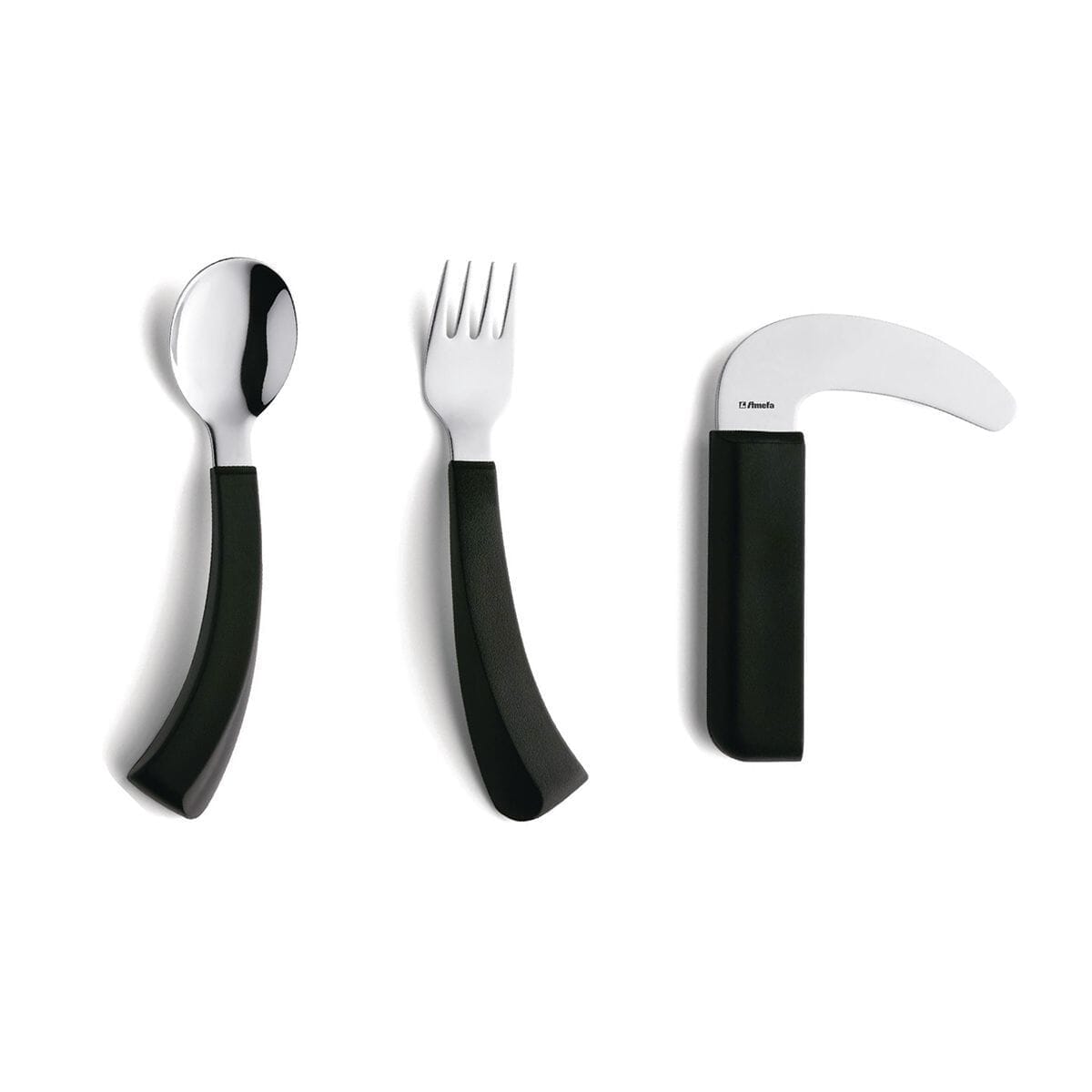 View Amefa Adapted Cutlery Right Hand Angled Spoon Pack of 3 information