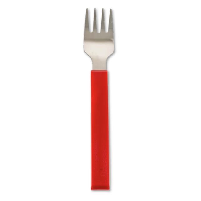 amefa red handle cutlery fork