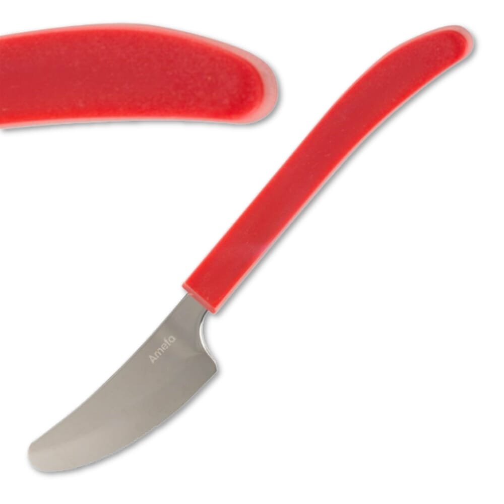 amefa red handle cutlery knife
