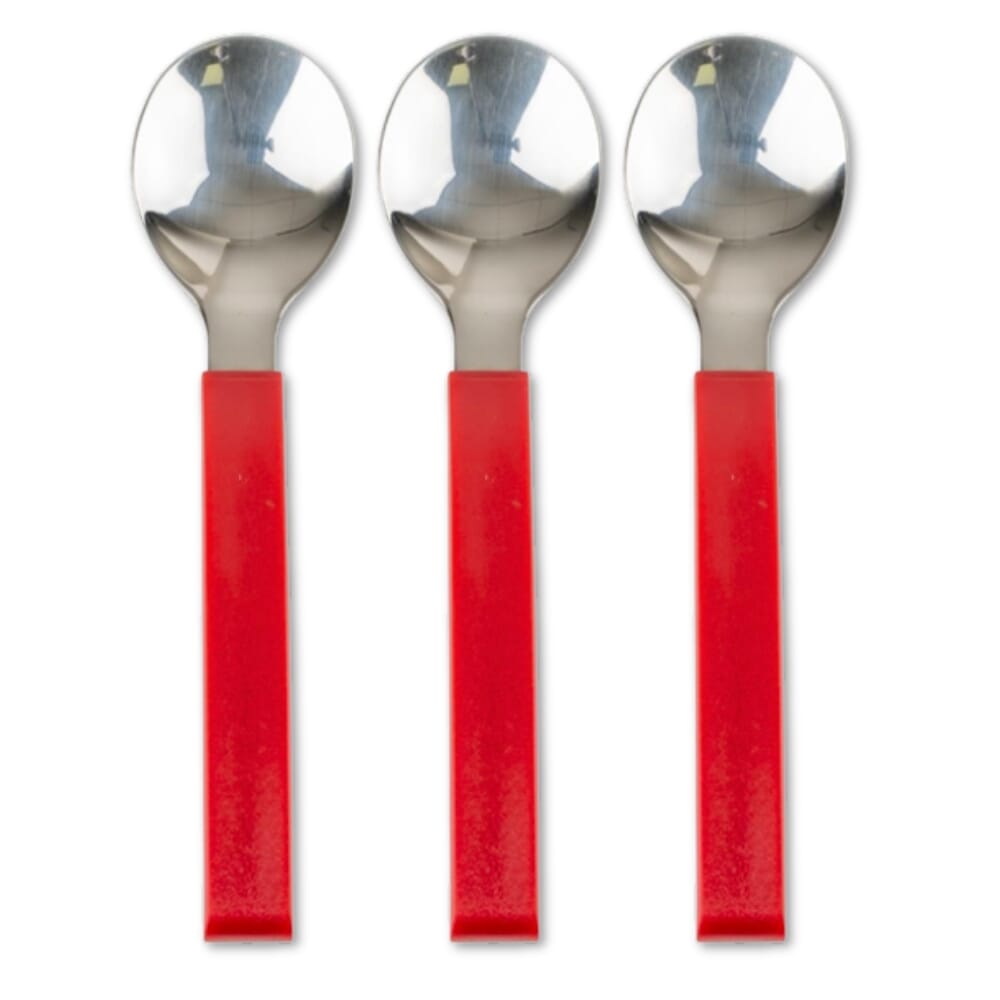 amefa red handle cutlery spoon pack of 3