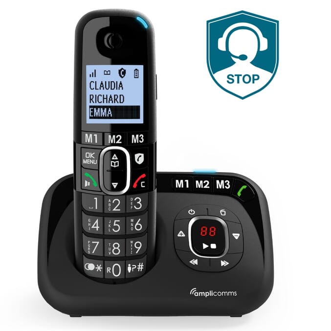 amplicomms bigtel 1580 dect answerphone