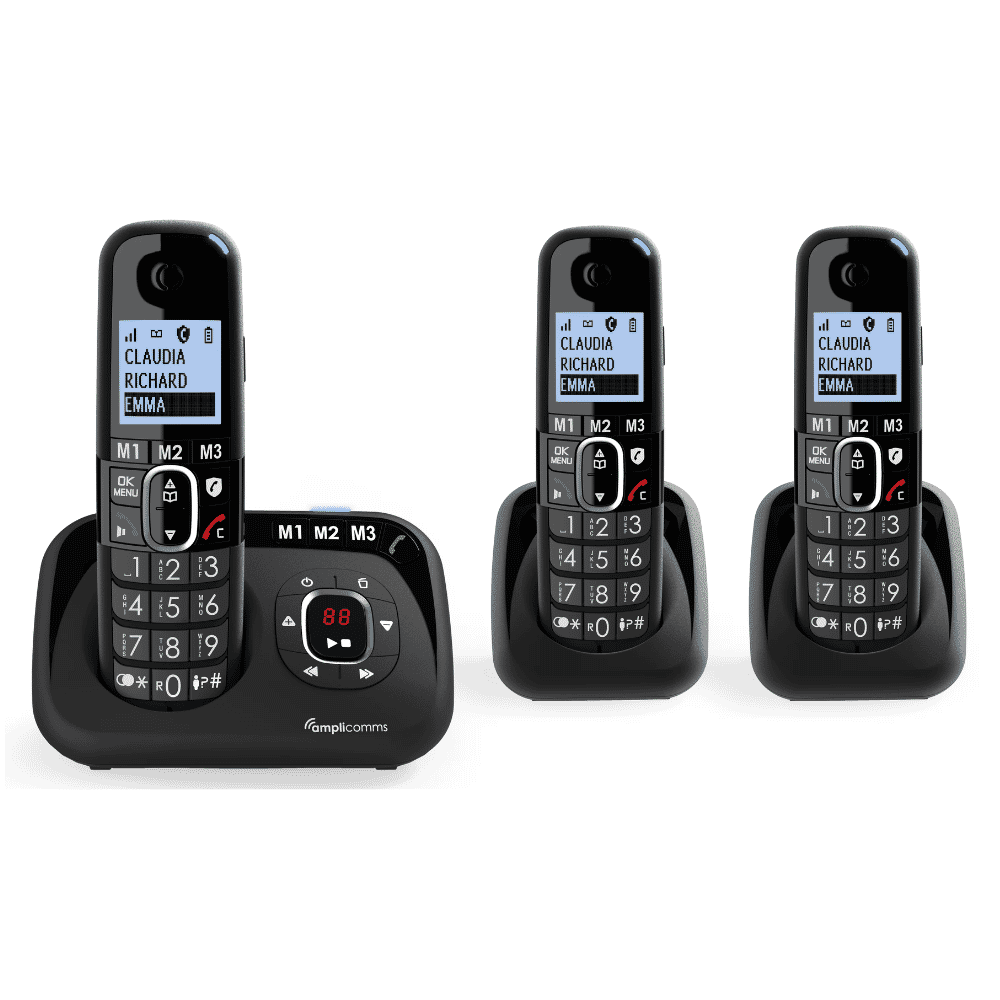 Amplicomms BigTel 1583 Phone - Triple
