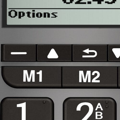 amplicomms powertel 196 large button phone functions