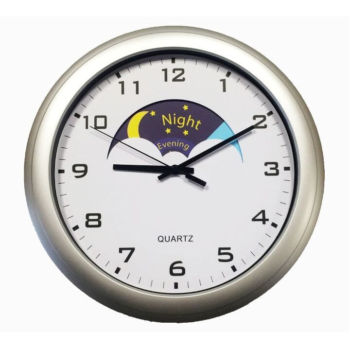 Analogue Dementia Care Day/Night Clock from Essential Aids