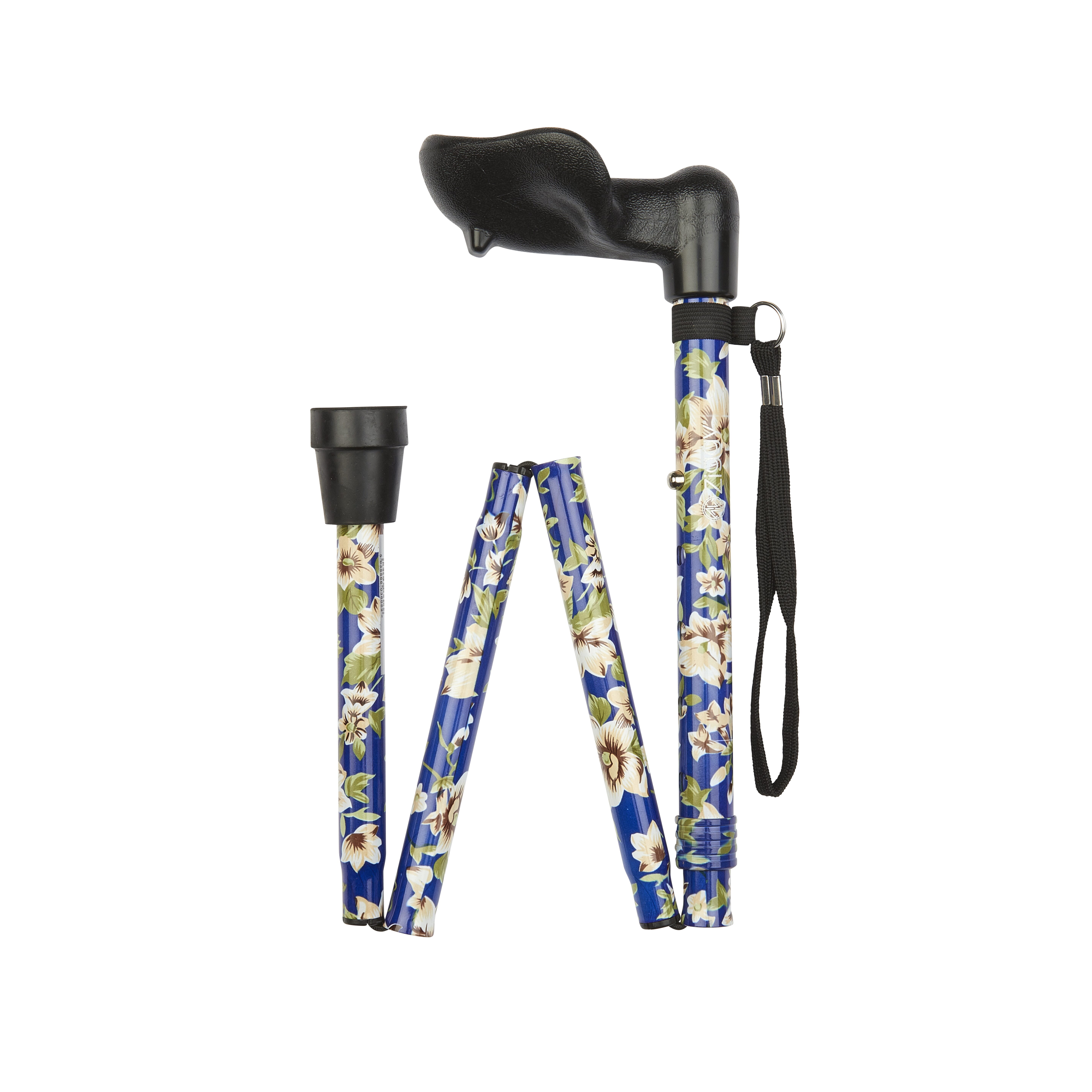 Folding Anatomical Patterned Stick Blue Morris Left …