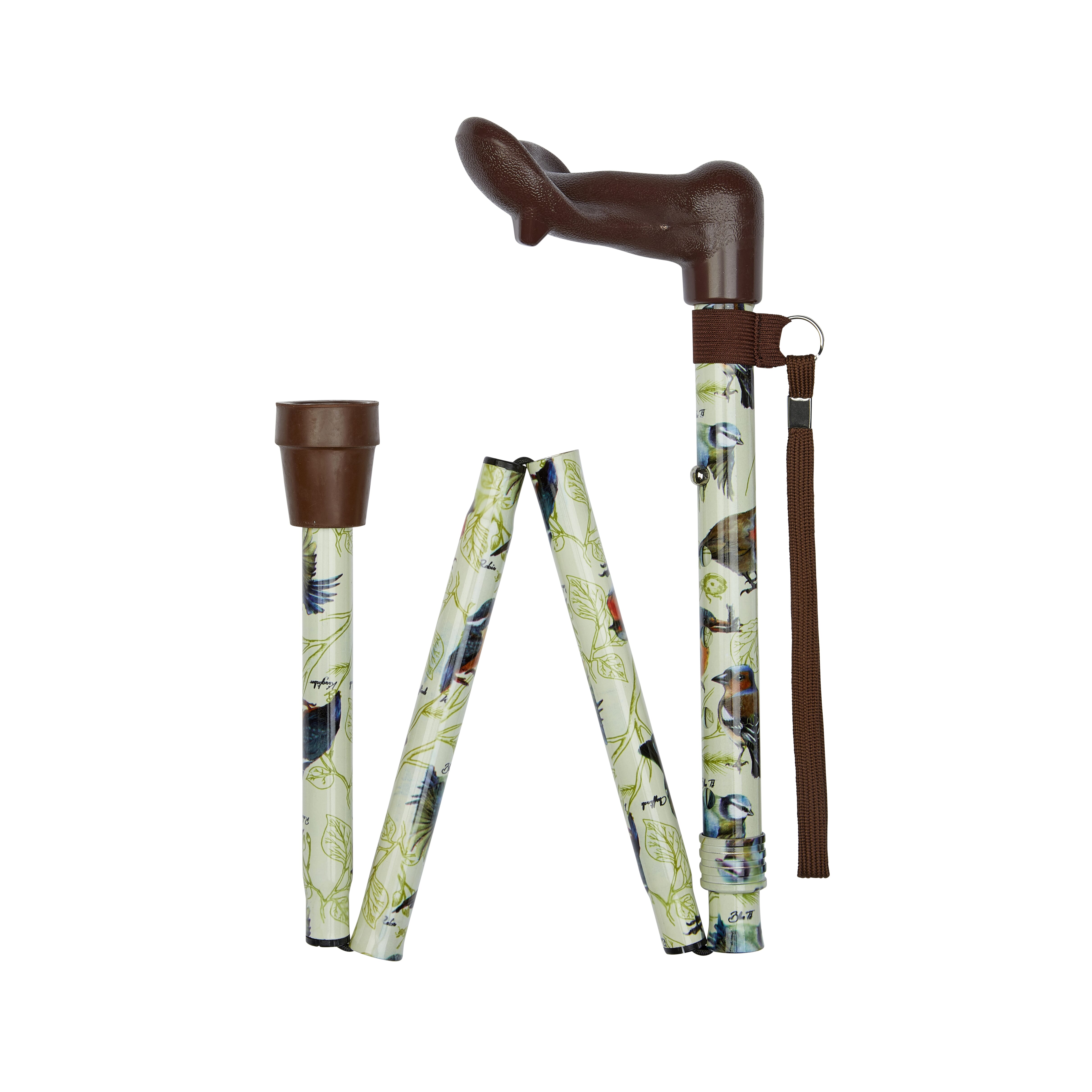 Folding Anatomical Patterned Stick Garden Birds Right …