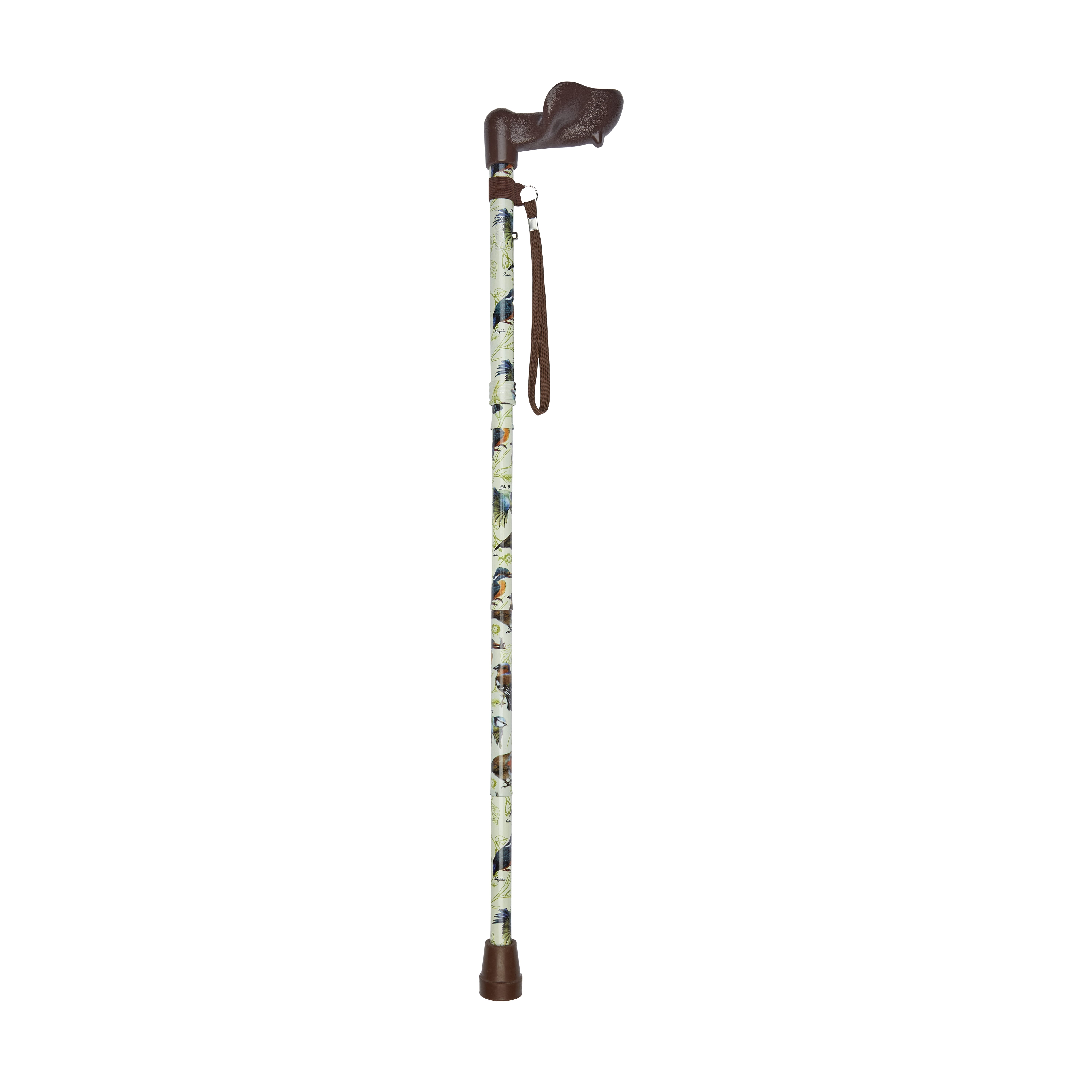 anatomical handle folding stick garden birds right hand