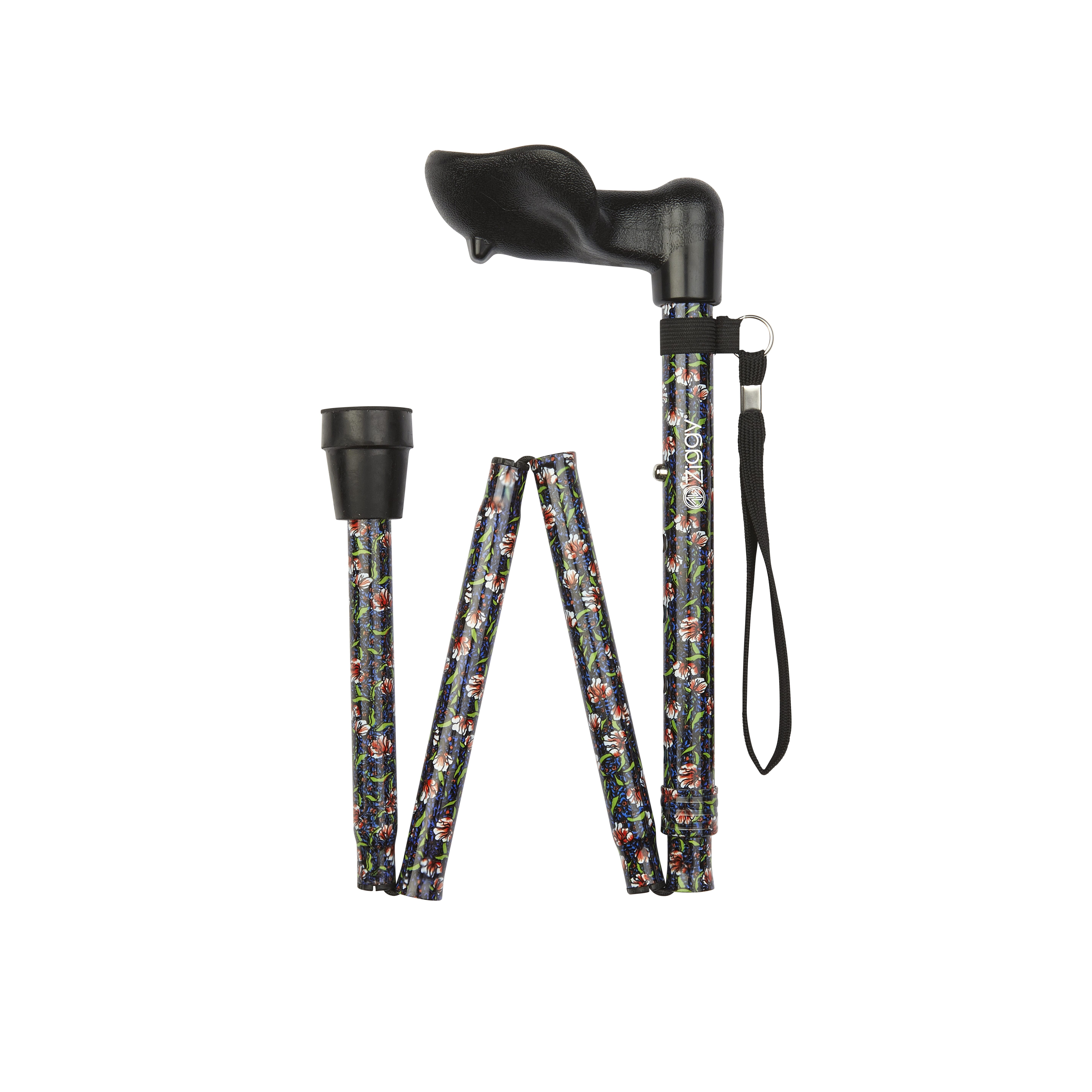 Folding Anatomical Patterned Stick Morris Left Hand