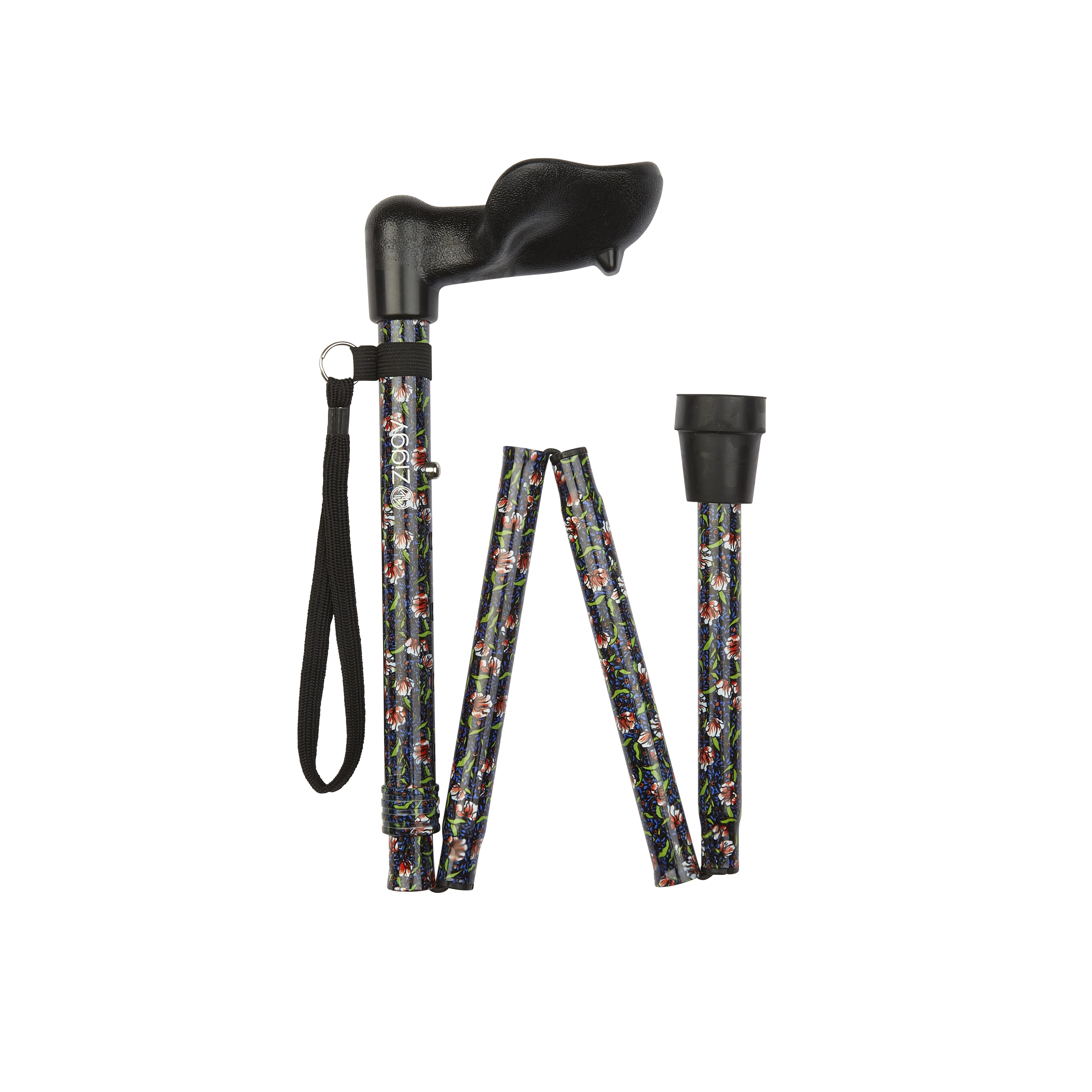 Folding Anatomical Patterned Stick Morris Right Hand