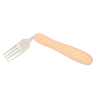 Angled Caring Fork with Shaped Handle