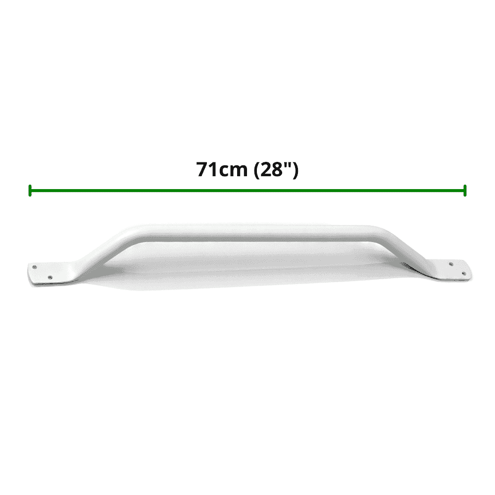 angled steel grab rails 715mm length