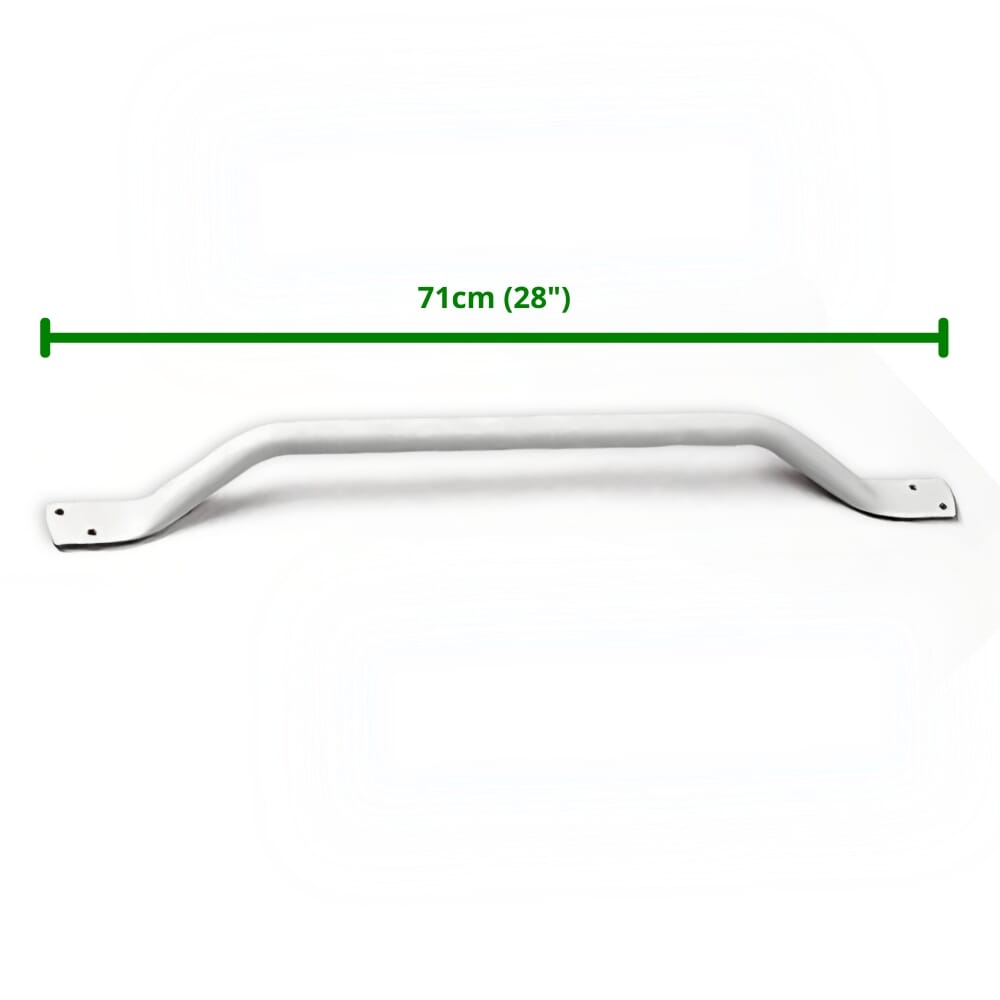 angled steel grab rails 715mm long length