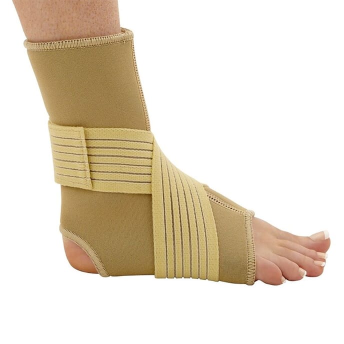 ankle brace with strap