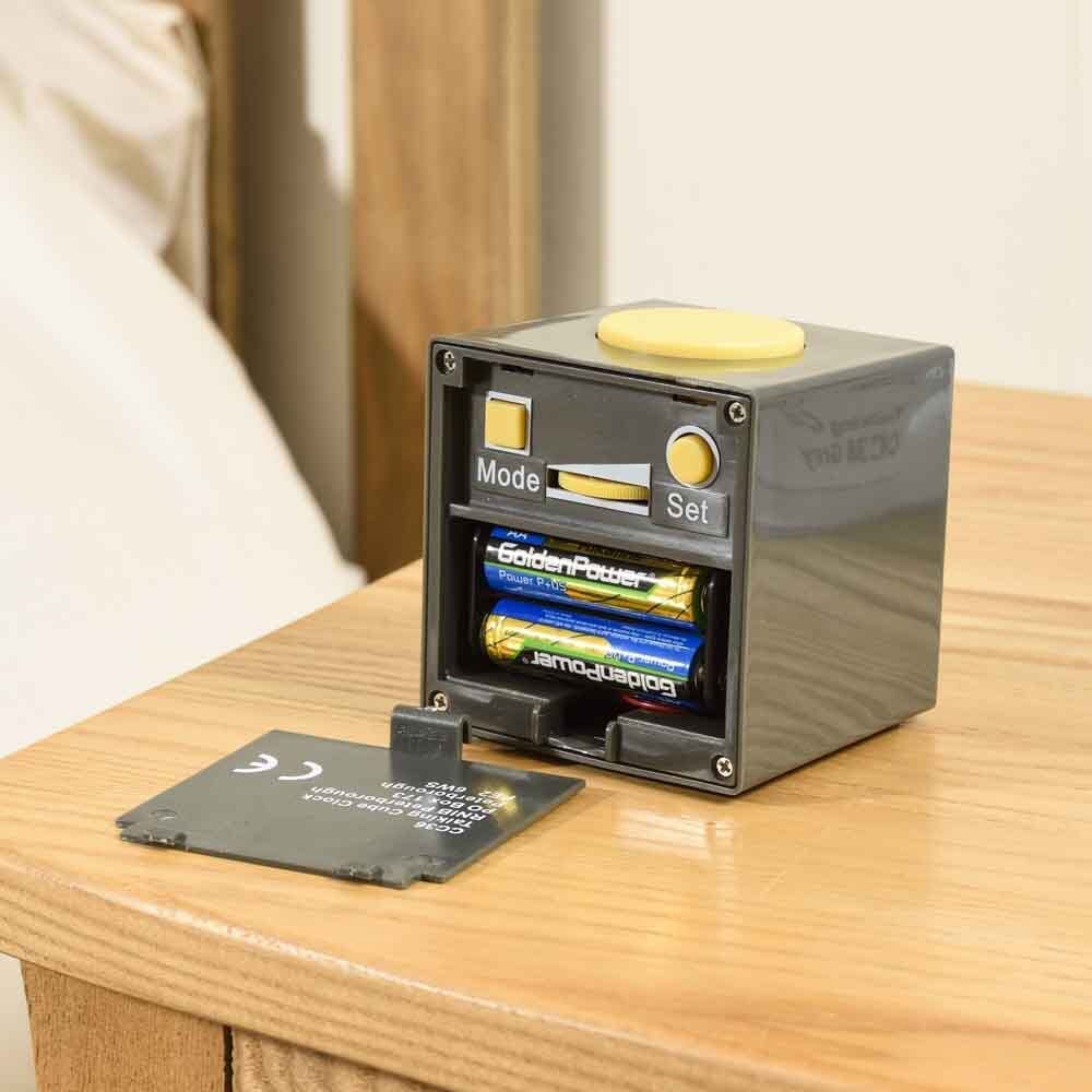 announcing cube clock batteries