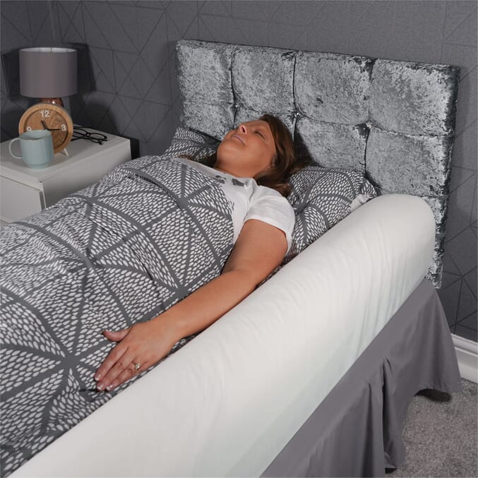 anti fall cushion barrier in use