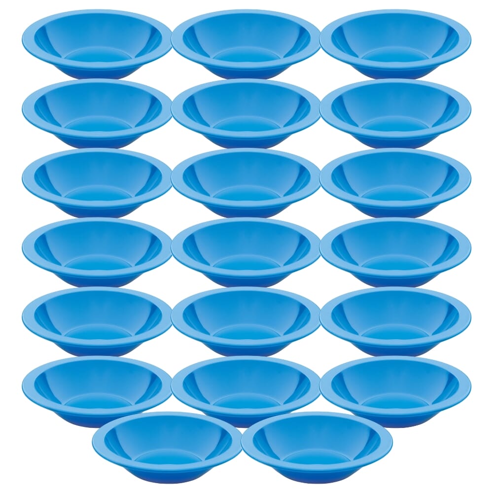 antibacterial bowl blue pack of 20
