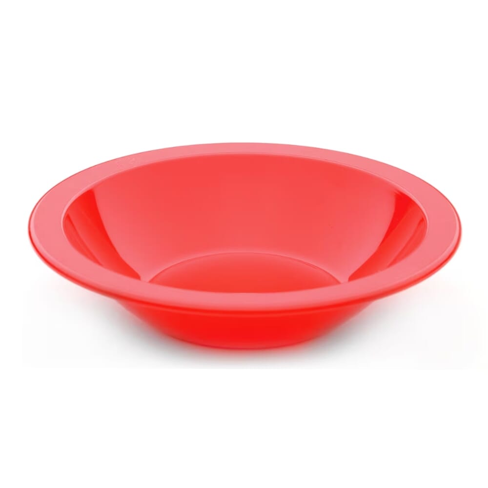 antibacterial bowl red