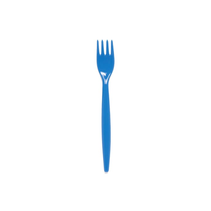 antibacterial cutlery fork blue