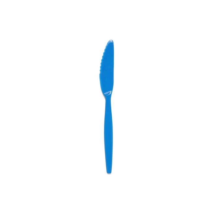 antibacterial cutlery knife blue