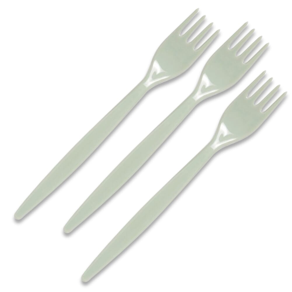 antibacterial fork grey pack of 3