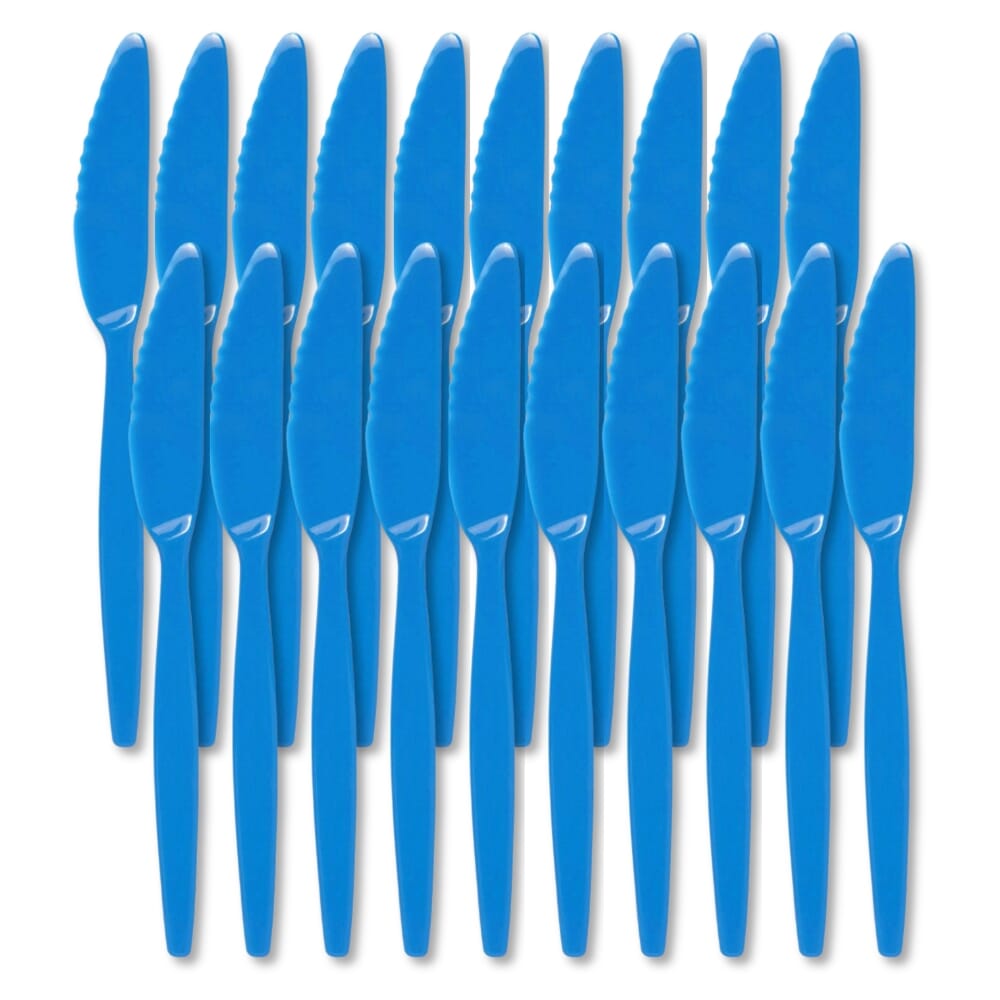 antibacterial knife blue pack of 20
